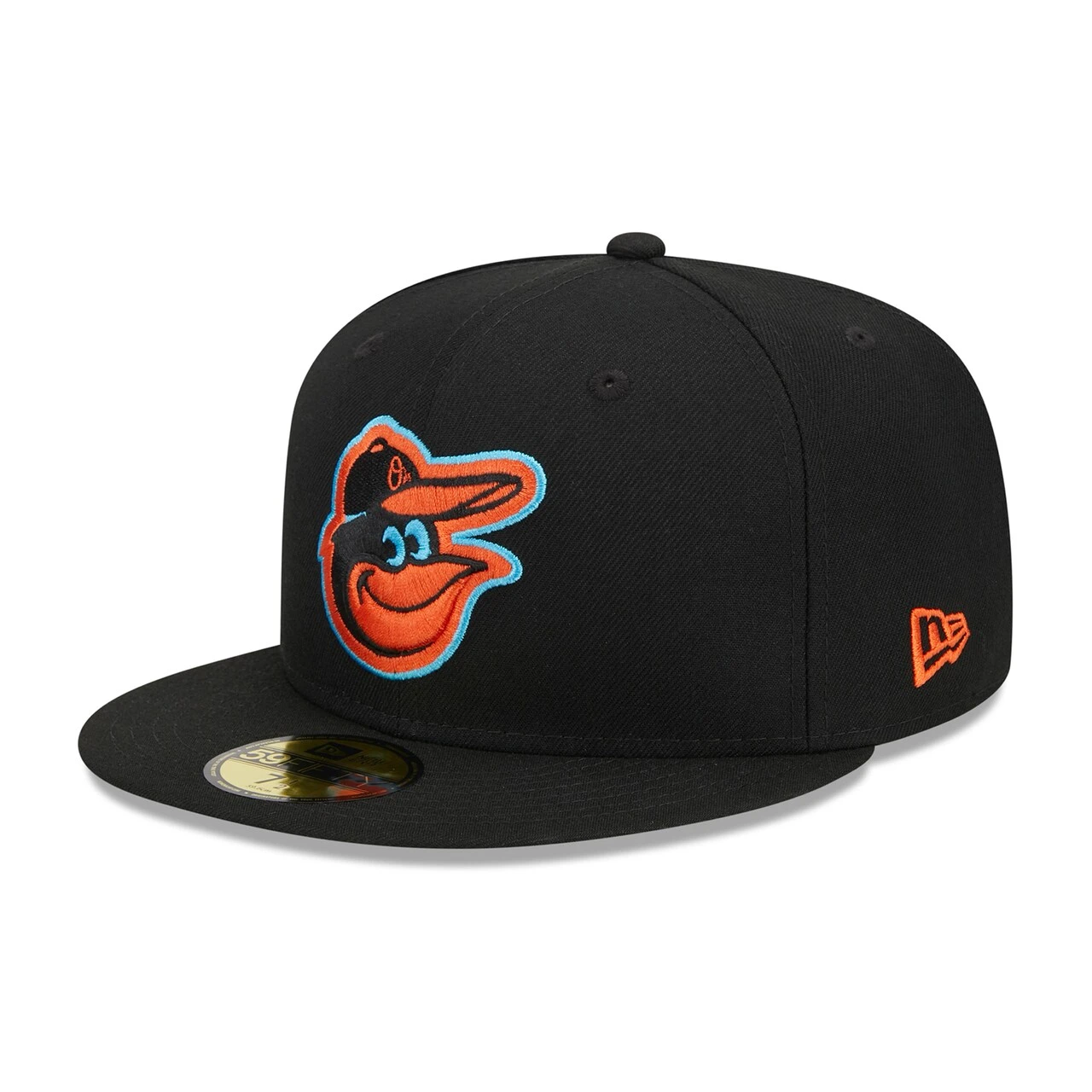 Men's Baltimore Orioles New Era Black 2023 MLB Father's Day On-Field 59FIFTY Fitted Hat 5 Men's Baltimore Orioles New Era Black 2023 MLB Father's Day On-Field 59FIFTY Fitted Hat - Image 3