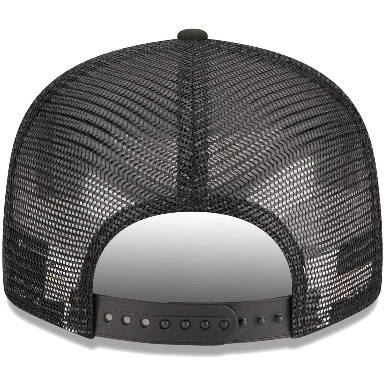 Men's Baltimore Orioles New Era Black Scratch Squared Trucker 9FIFTY Snapback Hat 6 Men's Baltimore Orioles New Era Black Scratch Squared Trucker 9FIFTY Snapback Hat - Image 4