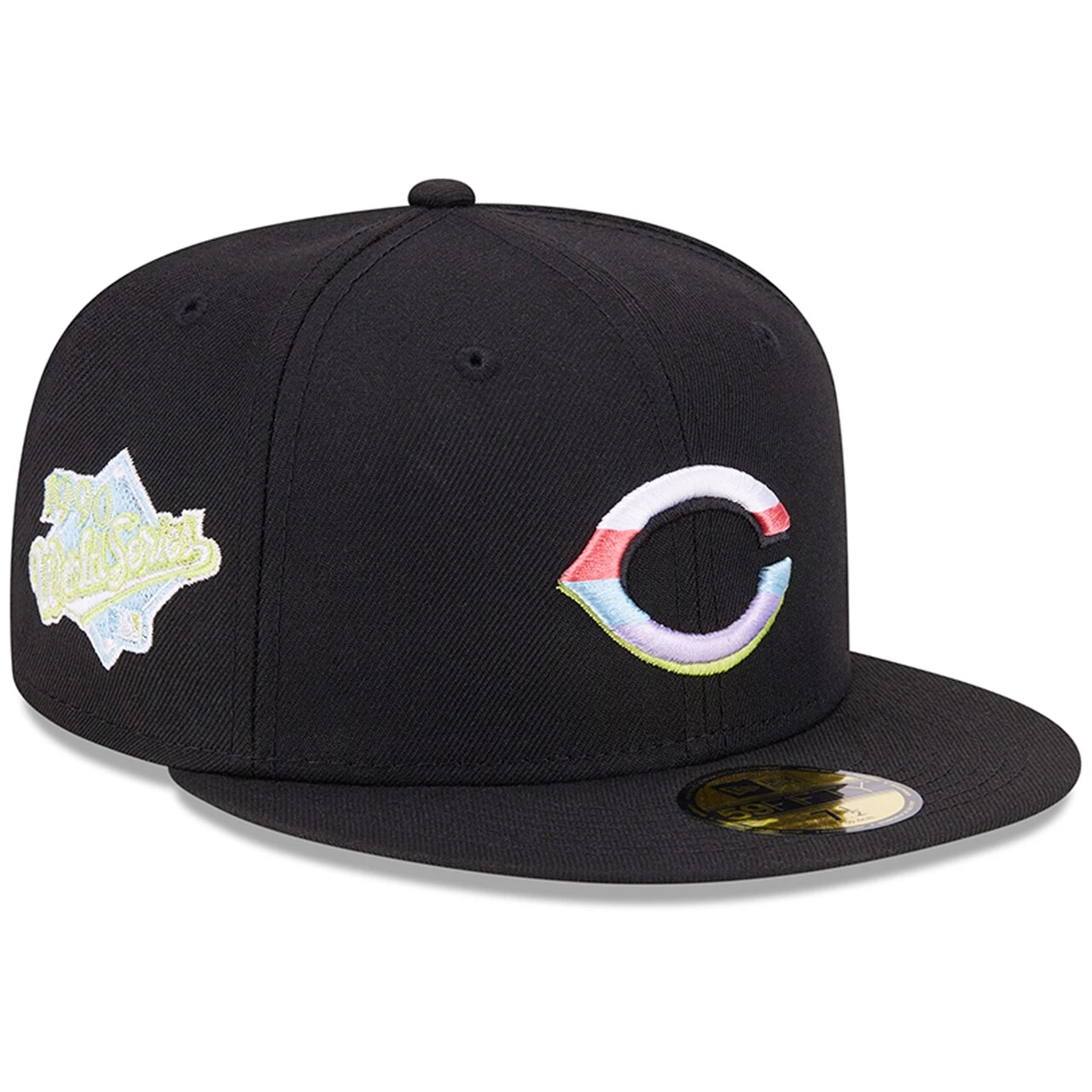 Men's Cincinnati Reds New Era Black Multi-Color Pack 59FIFTY Fitted Hat 3 Men's Cincinnati Reds New Era Black Multi-Color Pack 59FIFTY Fitted Hat