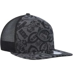 Men's Cincinnati Reds New Era Black Repeat A-Frame 9FIFTY Trucker Snapback Hat 8 Men's Cincinnati Reds New Era Black Repeat A-Frame 9FIFTY Trucker Snapback Hat -Baseball Peripherals Store mens new era black cincinnati reds repeat a frame 9fifty trucker snapback hat ss5 p 4961075pv 3u kcqhxric5nj0cyavoxgsv a0nvygozbsohk1tpd7et