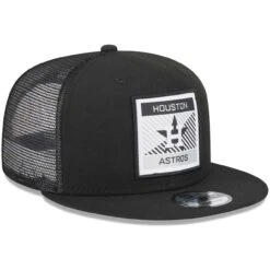 Men's Houston Astros New Era Black Scratch Squared Trucker 9FIFTY Snapback Hat -Baseball Peripherals Store mens new era black houston astros scratch squared trucker 9fifty snapback hat ss5 p 200013001pv 3u patytcgd03j0vda6bwg5v v3qitjsutoxxqo2sdhb6