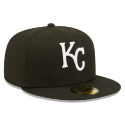 Men's Kansas City Royals New Era Black Team Logo 59FIFTY Fitted Hat -Baseball Peripherals Store mens new era black kansas city royals team logo 59fifty fitted hat pi4733000 altimages ff 4733461 627328d50ea2fba66522alt3 full