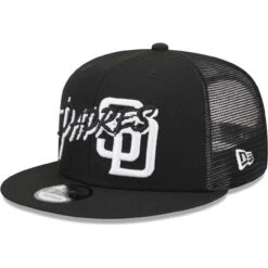 Men's San Diego Padres New Era Black Street Trucker 9FIFTY Snapback Hat -Baseball Peripherals Store mens new era black san diego padres street trucker 9fifty snapback hat ss5 p 4640907pv 3u iyth5hdnkvolpbedyrruv cfzobfyykdovui148xik