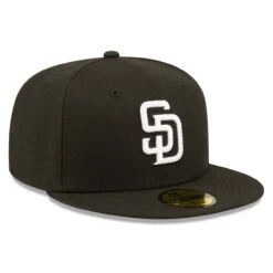 Men's San Diego Padres New Era Black Team Logo 59FIFTY Fitted Hat 8 Men's San Diego Padres New Era Black Team Logo 59FIFTY Fitted Hat -Baseball Peripherals Store mens new era black san diego padres team logo 59fifty fitted hat pi4733000 altimages ff 4733464 ad657897e044e35fce78alt3 full