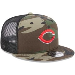 Men's Cincinnati Reds New Era Camo Trucker 9FIFTY Snapback Hat -Baseball Peripherals Store mens new era camo cincinnati reds trucker 9fifty snapback hat ss5 p 5001287pv 3u ropmihbaai546ru0bfmyv wowtjol04rweciziaqf0