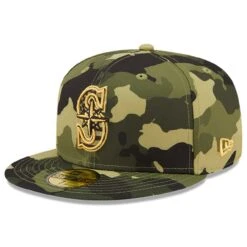 Men's Seattle Mariners New Era Camo 2022 Armed Forces Day On-Field 59FIFTY Fitted Hat -Baseball Peripherals Store mens new era camo seattle mariners 2022 armed forces day on field 59fifty fitted hat pi4463000 altimages ff 4463168 0c14b7296b4523575473alt3 full