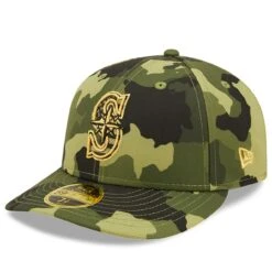 Men's Seattle Mariners New Era Camo 2022 Armed Forces Day On-Field Low Profile 59FIFTY -Baseball Peripherals Store mens new era camo seattle mariners 2022 armed forces day on field low profile 59fifty pi4463000 altimages ff 4463205 27c52d4fc47b5e816433alt3 full