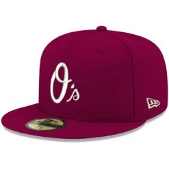Men's Baltimore Orioles New Era Cardinal White Logo 59FIFTY Fitted Hat
