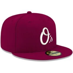 Men's Baltimore Orioles New Era Cardinal White Logo 59FIFTY Fitted Hat -Baseball Peripherals Store mens new era cardinal baltimore orioles white logo 59fifty fitted hat pi4208000 altimages ff 4208764 94dc6895fbe854ff838falt3 full
