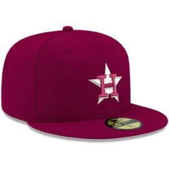 Men's Houston Astros New Era Cardinal White Logo 59FIFTY Fitted Hat -Baseball Peripherals Store mens new era cardinal houston astros white logo 59fifty fitted hat pi4208000 altimages ff 4208783 80017af87b946bf28f38alt3 full