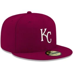 Men's Kansas City Royals New Era Cardinal White Logo 59FIFTY Fitted Hat -Baseball Peripherals Store mens new era cardinal kansas city royals white logo 59fifty fitted hat pi4208000 altimages ff 4208786 9e04543acd10d7f0a3c5alt3 full
