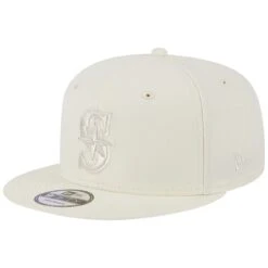 Men's Seattle Mariners New Era Cream Spring Color Basic 9FIFTY Snapback Hat