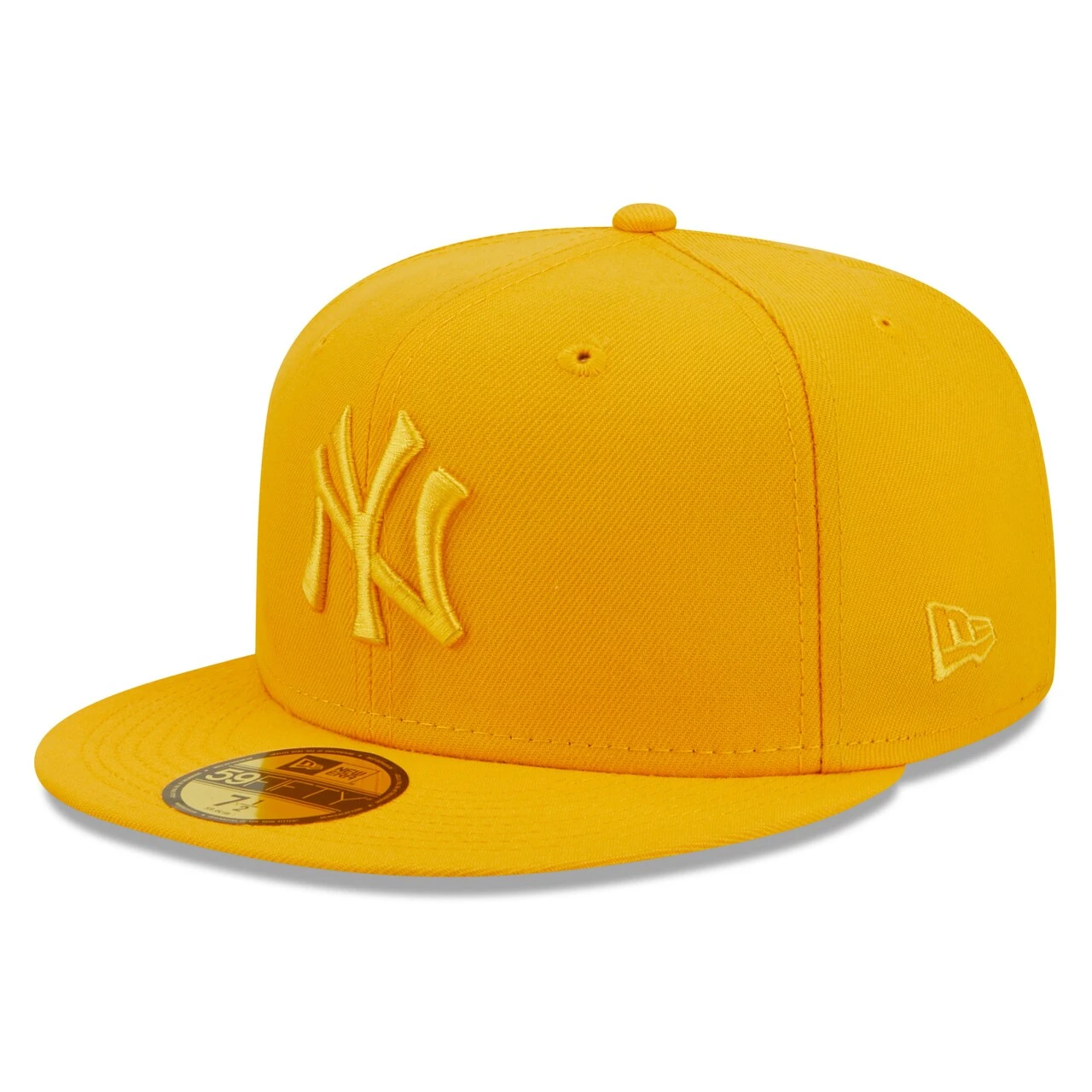 Men's New York Yankees New Era Gold Tonal 59FIFTY Fitted Hat 3 Men's New York Yankees New Era Gold Tonal 59FIFTY Fitted Hat