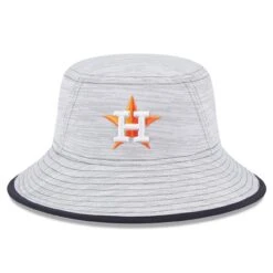 Men's Houston Astros New Era Gray Game Bucket Hat