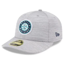 Men's Seattle Mariners New Era Gray 2023 Clubhouse Low Profile 59FIFTY Fitted Hat