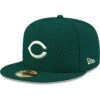 Men's Cincinnati Reds New Era Green White Logo 59FIFTY Fitted Hat -Baseball Peripherals Store mens new era green cincinnati reds white logo 59fifty fitted hat pi4705000 altimages ff 4705588 fdaa13a83f2925bce44falt1 full