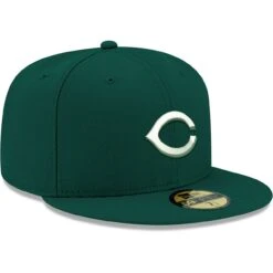Men's Cincinnati Reds New Era Green White Logo 59FIFTY Fitted Hat 8 Men's Cincinnati Reds New Era Green White Logo 59FIFTY Fitted Hat -Baseball Peripherals Store mens new era green cincinnati reds white logo 59fifty fitted hat pi4705000 altimages ff 4705588 fdaa13a83f2925bce44falt3 full