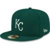 Men's Kansas City Royals New Era Green White Logo 59FIFTY Fitted Hat -Baseball Peripherals Store mens new era green kansas city royals white logo 59fifty fitted hat pi4705000 altimages ff 4705592 df0099ef2d6416bf60f7alt1 full