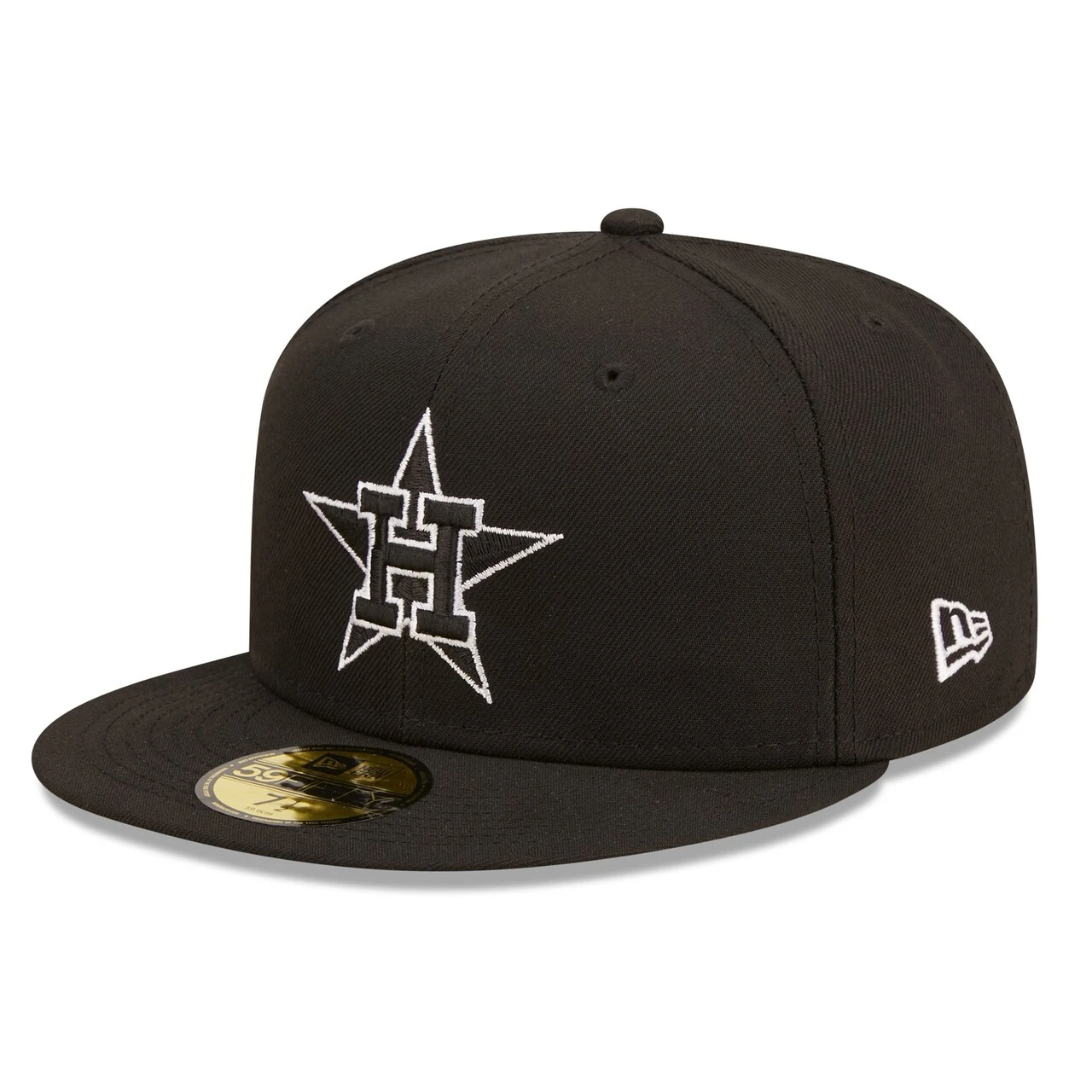 Men's Houston Astros New Era Black On Black Dub 59FIFTY Fitted Hat 3 Men's Houston Astros New Era Black On Black Dub 59FIFTY Fitted Hat