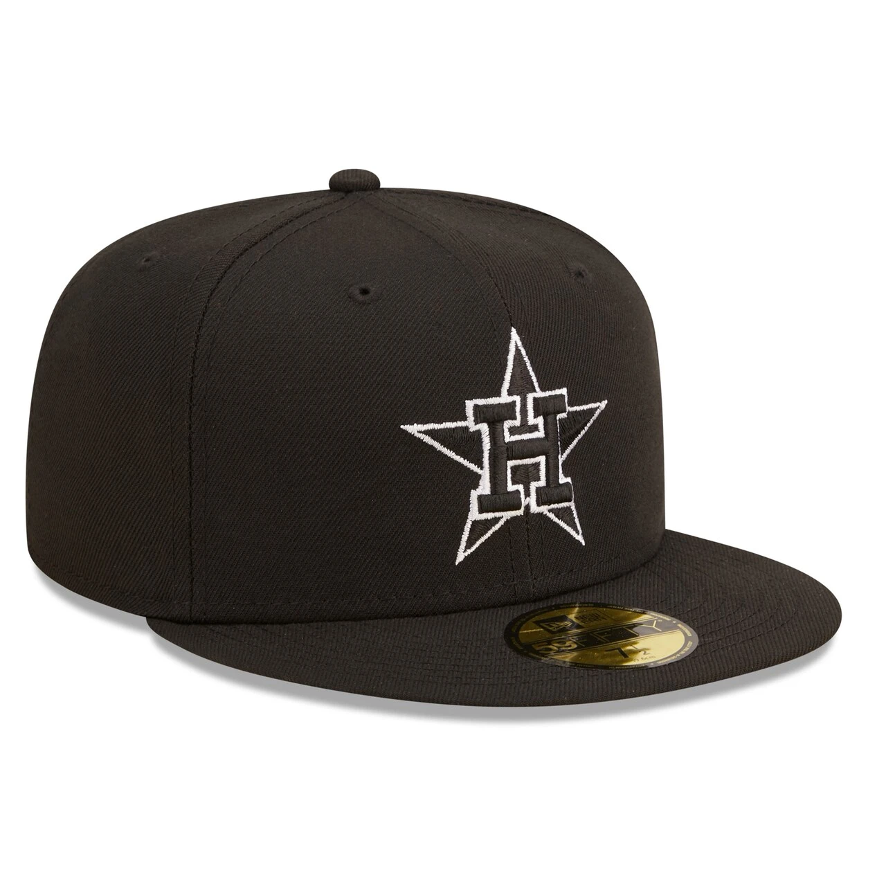 Men's Houston Astros New Era Black On Black Dub 59FIFTY Fitted Hat 5 Men's Houston Astros New Era Black On Black Dub 59FIFTY Fitted Hat - Image 3