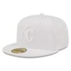 Men's Kansas City Royals New Era White On White 59FIFTY Fitted Hat -Baseball Peripherals Store mens new era kansas city royals white on white 59fifty fitted hat pi4731000 altimages ff 4731065 4feebcdac14fcb330d8aalt1 full