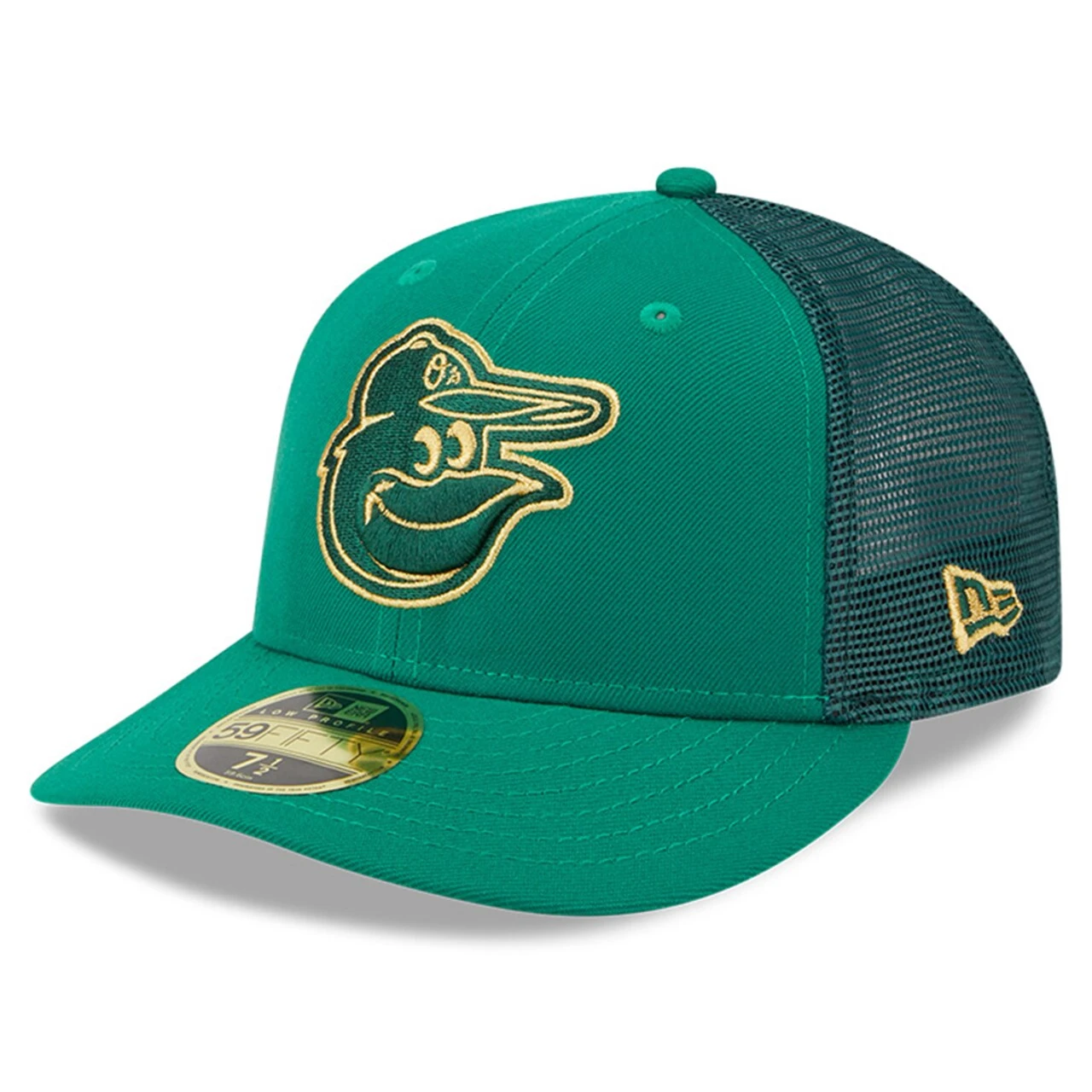 Men's Baltimore Orioles New Era Kelly Green 2023 St. Patrick's Day Low Profile 59FIFTY Fitted Hat 3 Men's Baltimore Orioles New Era Kelly Green 2023 St. Patrick's Day Low Profile 59FIFTY Fitted Hat