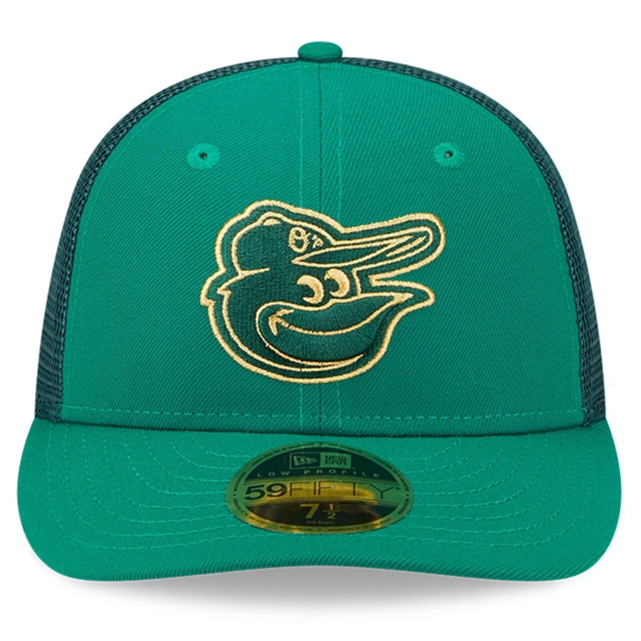 Men's Baltimore Orioles New Era Kelly Green 2023 St. Patrick's Day Low Profile 59FIFTY Fitted Hat 4 Men's Baltimore Orioles New Era Kelly Green 2023 St. Patrick's Day Low Profile 59FIFTY Fitted Hat - Image 2