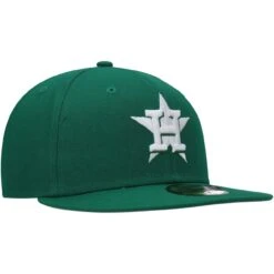 Men's Houston Astros New Era Kelly Green White Logo 59FIFTY Fitted Hat -Baseball Peripherals Store mens new era kelly green houston astros white logo 59fifty fitted hat pi4708000 altimages ff 4708049 aad3055700e371a078eaalt3 full