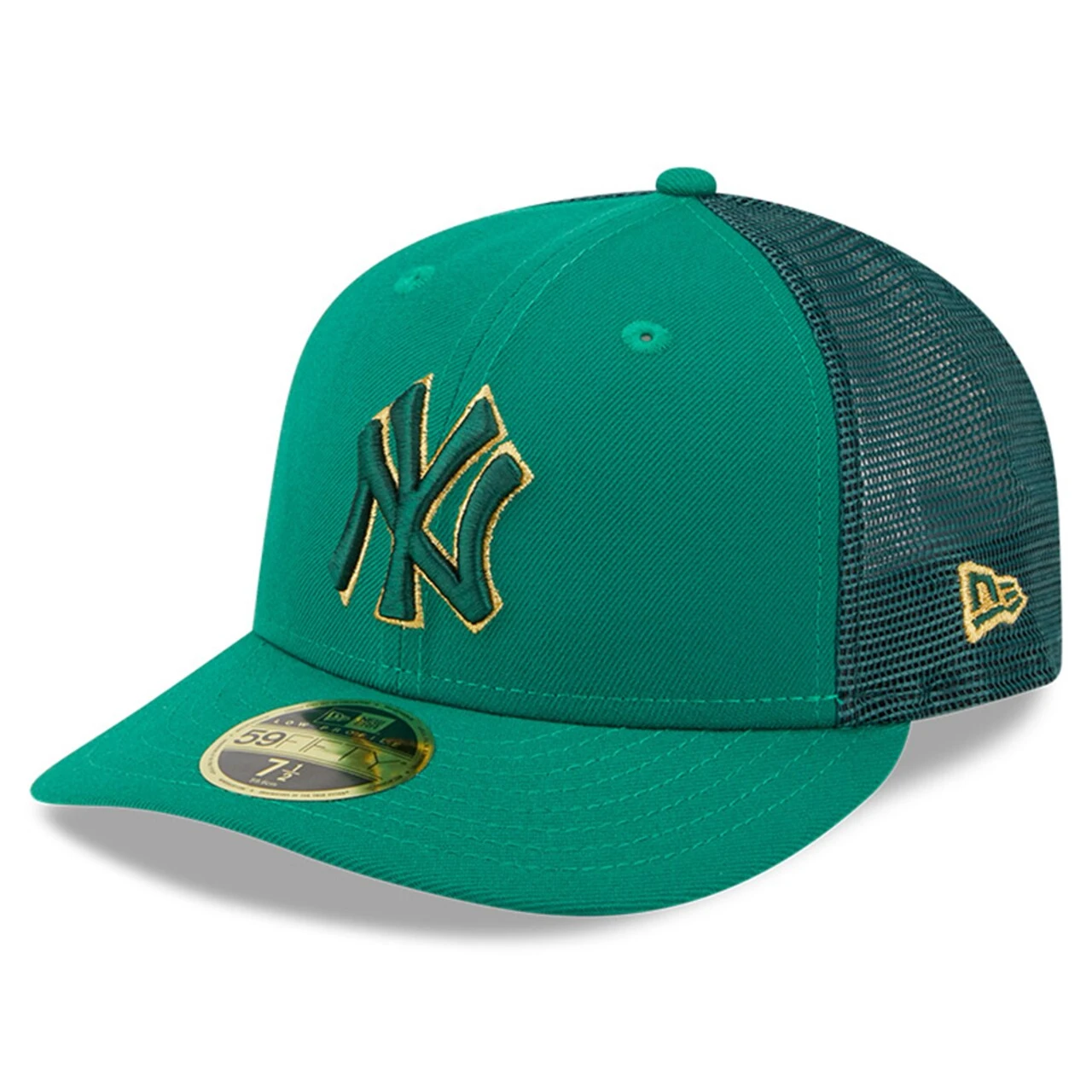 Men's New York Yankees New Era Kelly Green 2023 St. Patrick's Day Low Profile 59FIFTY Fitted Hat 3 Men's New York Yankees New Era Kelly Green 2023 St. Patrick's Day Low Profile 59FIFTY Fitted Hat