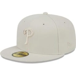 Men's Philadelphia Phillies New Era Khaki Tonal 59FIFTY Fitted Hat