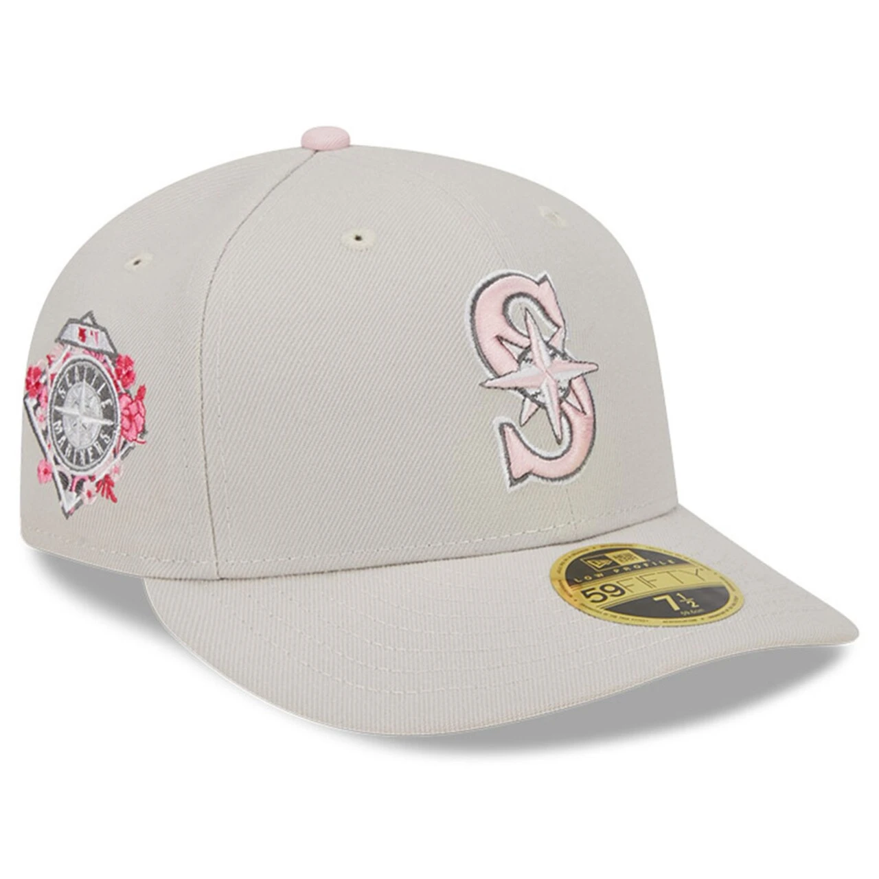 Men's Seattle Mariners New Era Khaki 2023 Mother's Day Low Profile 59FIFTY Fitted Hat 3 Men's Seattle Mariners New Era Khaki 2023 Mother's Day Low Profile 59FIFTY Fitted Hat
