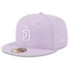 Men's San Diego Padres New Era Lavender 2023 Spring Color Basic 59FIFTY Fitted Hat -Baseball Peripherals Store mens new era lavender san diego padres 2023 spring color basic 59fifty fitted hat ss5 p 4998434pv 1u vke8pigbp52owfdjqhgnv zqjznwicahzbfk79hfym