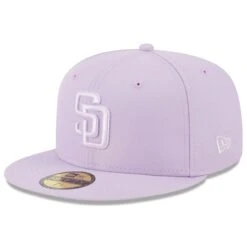 Men's San Diego Padres New Era Lavender 2023 Spring Color Basic 59FIFTY Fitted Hat