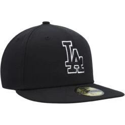Men's Los Angeles Dodgers New Era Black On Black Dub 59FIFTY Fitted Hat -Baseball Peripherals Store mens new era los angeles dodgers black on black dub 59fifty fitted hat ss5 p 4799927pv 3u sdoumswqisxjdrnrdmxcv abtcc2mfogqa1unsng2r