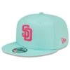 Men's San Diego Padres New Era Mint 2022 City Connect 9FIFTY Snapback Adjustable Hat