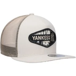 Men's New York Yankees New Era Natural Retro Beachin' Patch A-Frame Trucker 9FIFTY Snapback Hat -Baseball Peripherals Store mens new era natural new york yankees retro beachin patch a frame trucker 9fifty snapback hat ss5 p 200003576pv 3u kgc8ykeqgv9xo6fgcr30v af2aa5m0r6nxopumhkrx