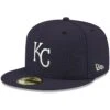 Men's Kansas City Royals New Era Navy White Logo 59FIFTY Fitted Hat -Baseball Peripherals Store mens new era navy kansas city royals white logo 59fifty fitted hat pi4208000 altimages ff 4208773 d600f2867568be146632alt1 full