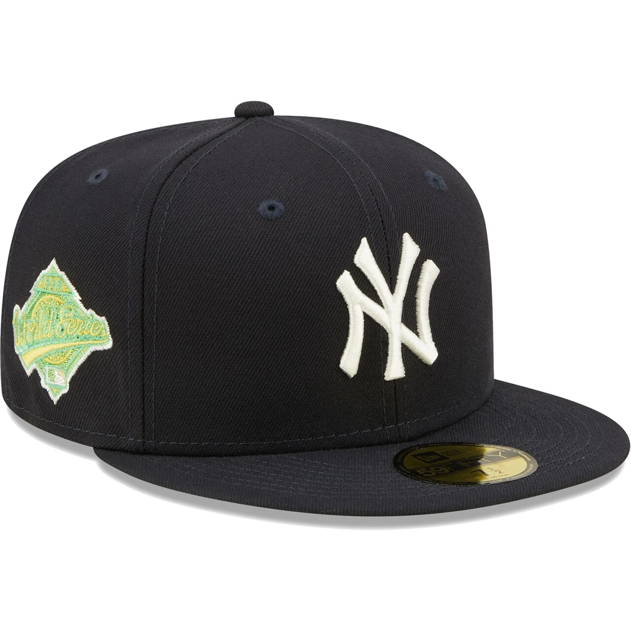 Men's New York Yankees New Era Navy 1996 World Series Champions Citrus Pop UV 59FIFTY Fitted Hat 3 Men's New York Yankees New Era Navy 1996 World Series Champions Citrus Pop UV 59FIFTY Fitted Hat