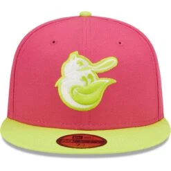 Men's Baltimore Orioles New Era Pink 1983 World Series Champions Beetroot Cyber 59FIFTY Fitted Hat -Baseball Peripherals Store mens new era pink baltimore orioles 1983 world series champions beetroot cyber 59fifty fitted hat pi4692000 altimages ff 4692805 5d4a740e22668085d1f6alt2 full