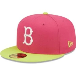 Men's Brooklyn Dodgers New Era Pink 1955 World Series Champions Beetroot Cyber 59FIFTY Fitted Hat -Baseball Peripherals Store mens new era pink brooklyn dodgers 1955 world series champions beetroot cyber 59fifty fitted hat pi4692000 altimages ff 4692834 929f2a558135a06d6646alt3 full