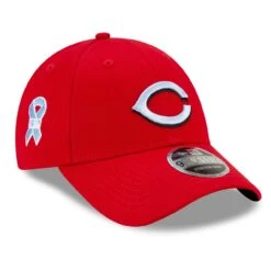 Men's Cincinnati Reds New Era Red 2021 Father's Day 9FORTY Adjustable Hat