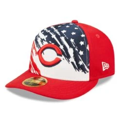 Men's Cincinnati Reds New Era Red 2022 4th Of July Low Profile 59FIFTY Fitted Hat
