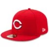 Men's Cincinnati Reds New Era Red Home Authentic Collection On-Field 59FIFTY Fitted Hat -Baseball Peripherals Store mens new era red cincinnati reds home authentic collection on field 59fifty fitted hat pi2659000 altimages ff 2659227alt1 full