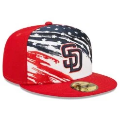 Men's San Diego Padres New Era Red 2022 4th Of July On-Field 59FIFTY Fitted Hat -Baseball Peripherals Store mens new era red san diego padres 2022 4th of july on field 59fifty fitted hat pi4533000 altimages ff 4533015 2d9185fc6c8b18d355b4alt3 full