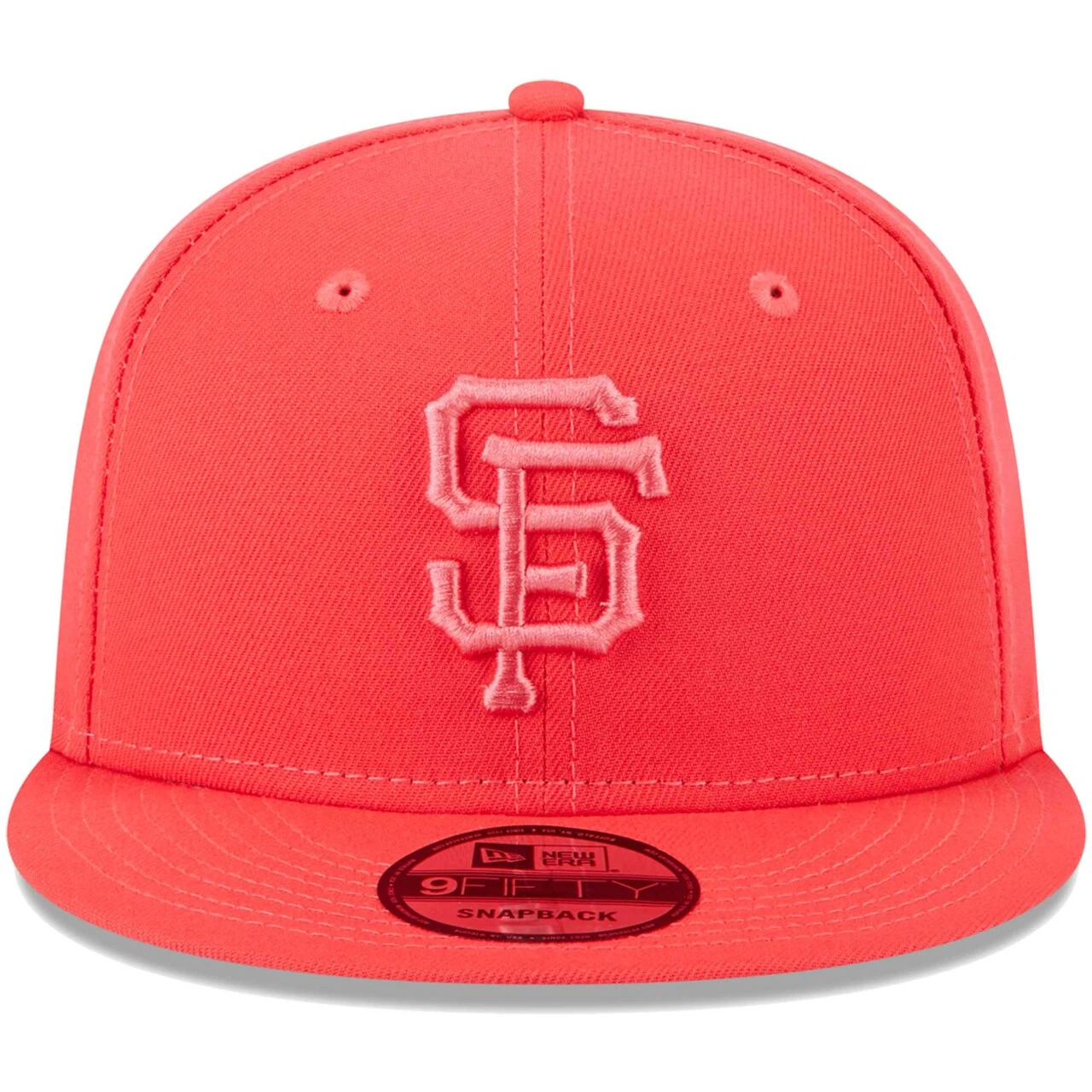 Men's San Francisco Giants New Era Red Spring Color Basic 9FIFTY Snapback Hat 4 Men's San Francisco Giants New Era Red Spring Color Basic 9FIFTY Snapback Hat - Image 2