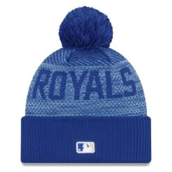 Men's Kansas City Royals New Era Royal Authentic Collection Sport Cuffed Knit Hat With Pom -Baseball Peripherals Store mens new era royal kansas city royals authentic collection sport cuffed knit hat with pom ss5 p 3863244pv 2u dzbg3qhac2onejxnfe2jv 8mrobzrxicysutfszqv1