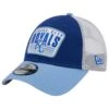 Men's Kansas City Royals New Era Royal Two-Tone Patch 9FORTY Snapback Hat