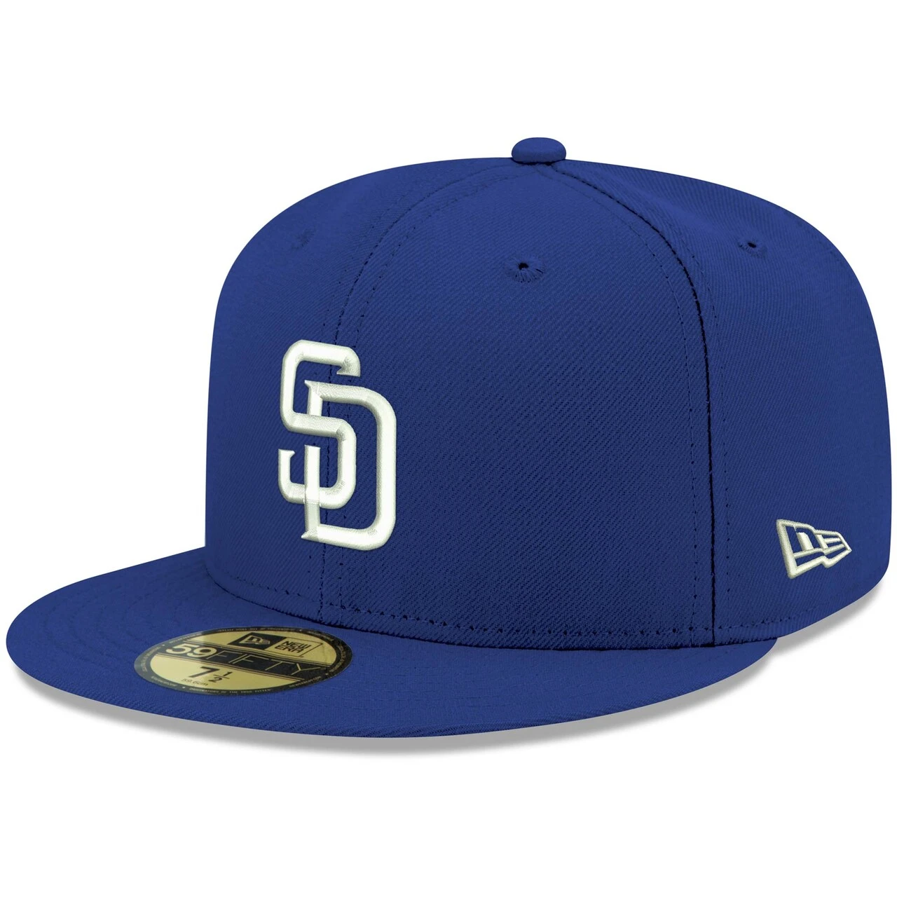 Men's San Diego Padres New Era Royal White Logo 59FIFTY Fitted Hat 3 Men's San Diego Padres New Era Royal White Logo 59FIFTY Fitted Hat