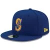 Men's Seattle Mariners New Era Royal Alternate 2 Authentic On Field 59FIFTY Fitted Hat -Baseball Peripherals Store mens new era royal seattle mariners alternate 2 authentic on field 59fifty fitted hat pi2659000 altimages ff 2659207alt1 full