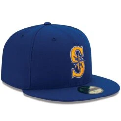 Men's Seattle Mariners New Era Royal Alternate 2 Authentic On Field 59FIFTY Fitted Hat -Baseball Peripherals Store mens new era royal seattle mariners alternate 2 authentic on field 59fifty fitted hat pi2659000 altimages ff 2659207alt3 full